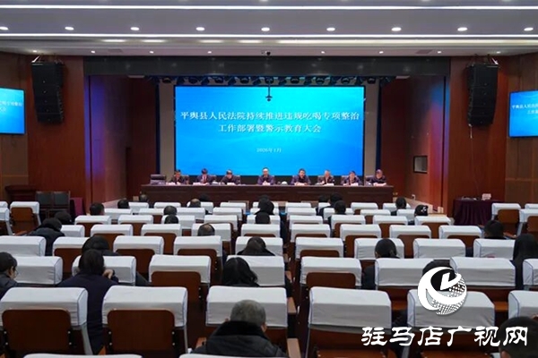 平輿縣人民法院召開持續(xù)推進違規(guī)吃喝專項整治工作部署暨警示教育大會