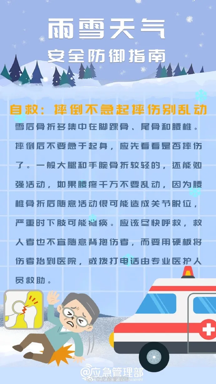 雨雪天氣安全出行指南