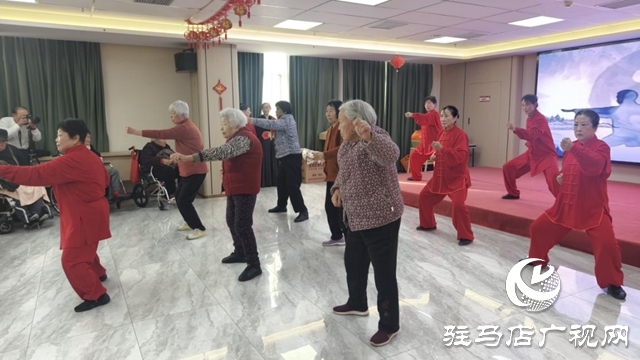 歌聲舞姿送祝福 敬老院里春意濃