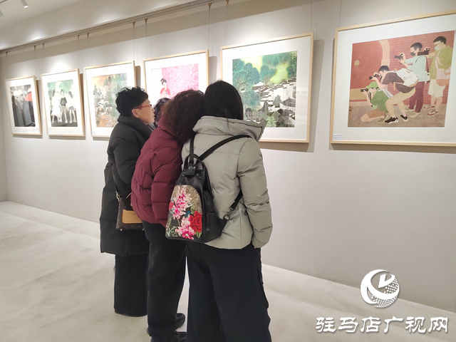 新春藝術(shù)盛宴！驛城區(qū)美術(shù)精品展亮相驛上藝術(shù)空間