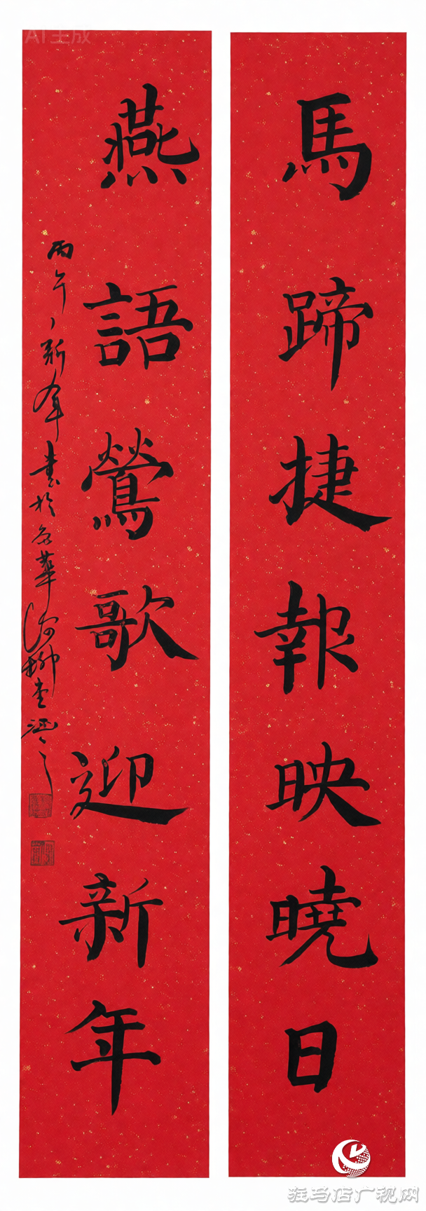 躍馬迎春繪新圖——臧新義丙午馬年新春春聯(lián)展示