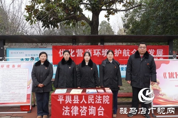 平輿縣人民法院開展優(yōu)化營商環(huán)境條例集中宣傳活動