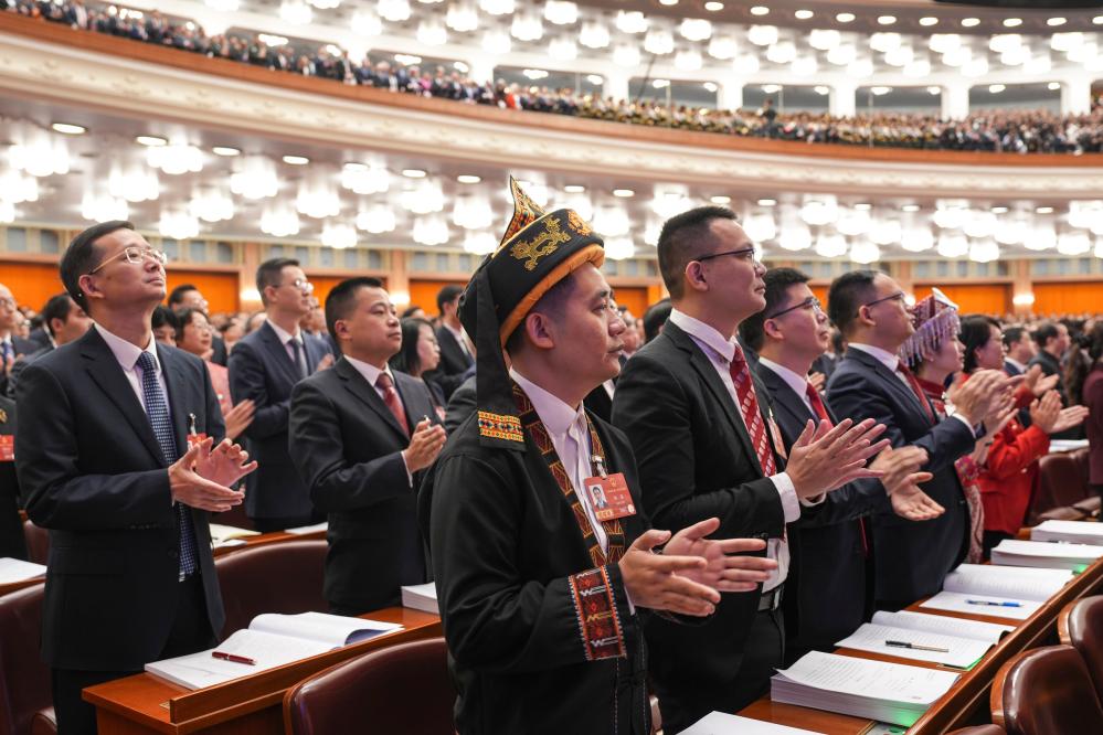 十四屆全國人大四次會議開幕會在京舉行