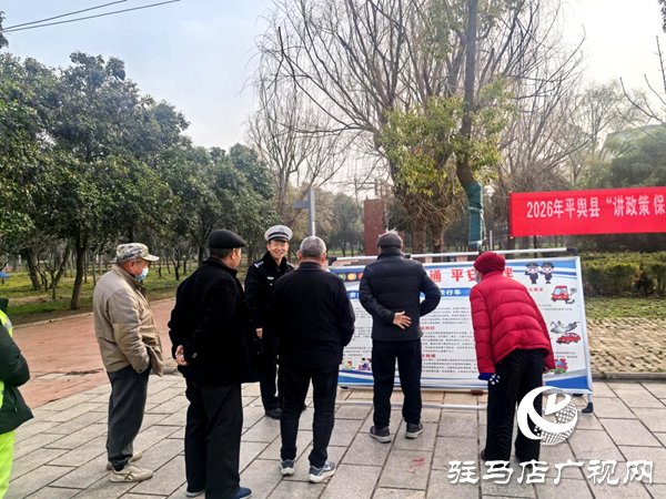 平輿縣新時代文明實踐中心聯(lián)合縣交警大隊開展2026年平輿縣“講政策 保安全”文明實踐主題活動